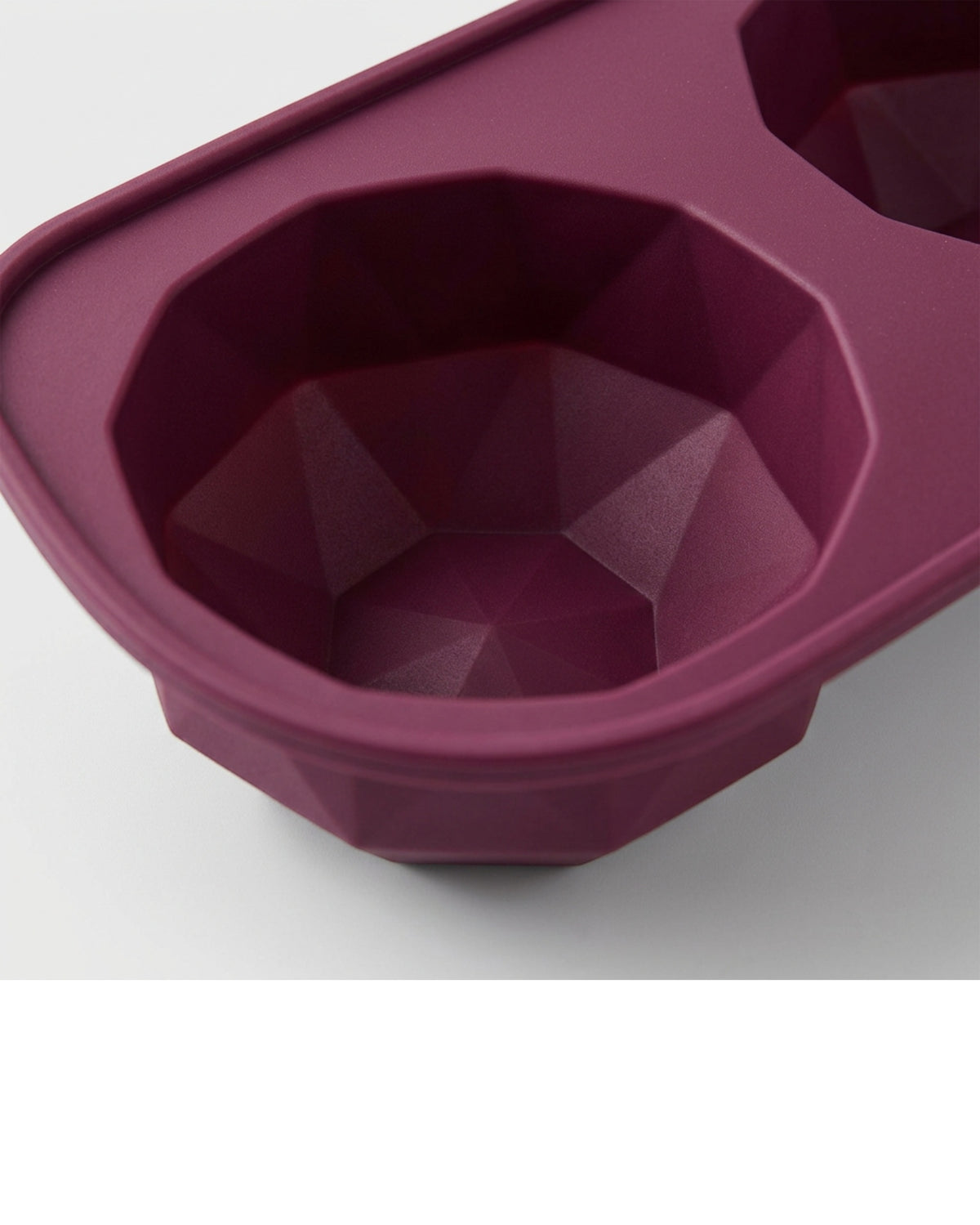 Svfxp Six Cavity Faceted Dome Silicone Mold Plum - Detail view